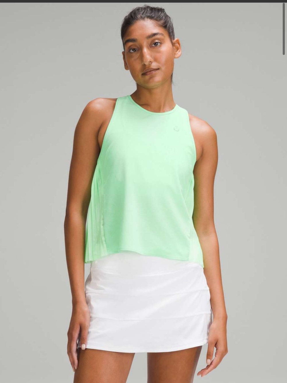 Lululemon Side Pleats Tennis Tank Top